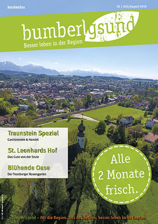 Das Regionalmagazin bumberlgsund gibt's kostenlos in 600 Auslagestellen.