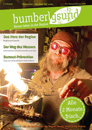 Das Regionalmagazin bumberlgsund gibt's kostenlos in 600 Auslagestellen.