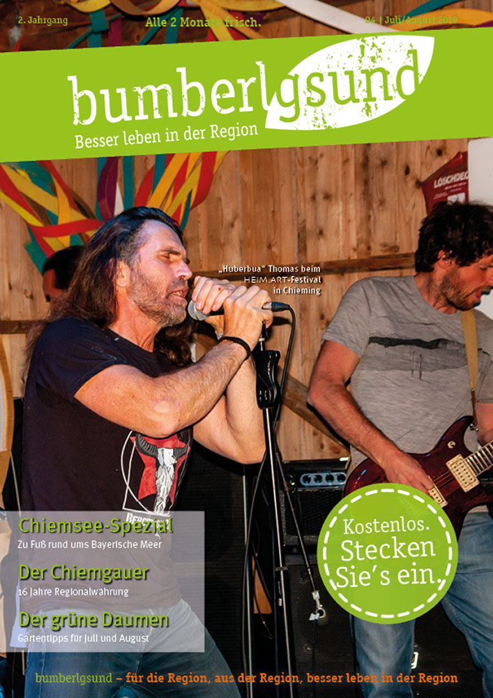 aktuelle Ausgabe des Regionalmagazins bumberlgsund